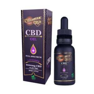 2000MG - Full Spectrum - CBD Oil Drops (Lavender)