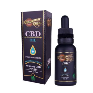 2000MG - Full Spectrum - CBD Oil Drops (Tropical Fruit)